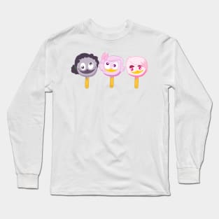 DuckTales  Webby Lena and Violet ice cream Long Sleeve T-Shirt